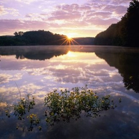 Sunrise On Lake