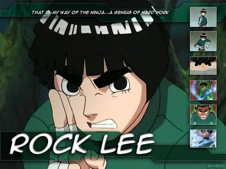 rock lee - lee, green