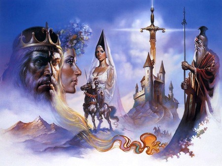 The Story of Arthur - king, excalibur, magic, merlin, valiant, castle, queen