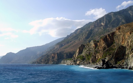 Amazing Cliffs - beaches, ocean, beach, coastline, coast, amazing, forces of nature, skies, cliffs