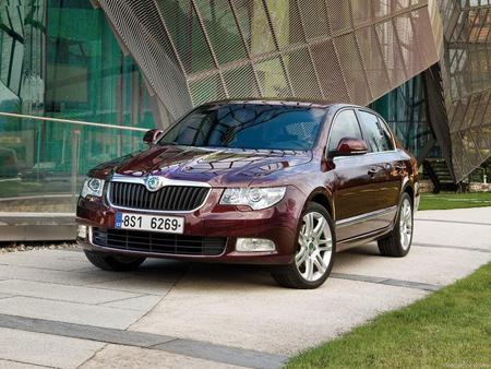 Skoda-Superb - nice, skoda, red, cars, lux