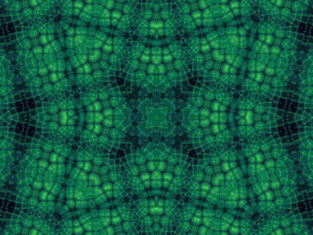 Green and Blue Fractal Pattern - trippy, windows, cool, vista, psychedelic, mirror, green, anus, art, fractal