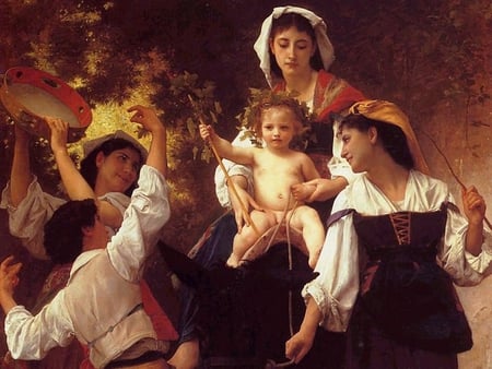 Return from the Harvest by Bouguereau - painter, pretty, female, romantic, great, realism, light, face, nice, other, women, beauty, females, girls, wonderful, picture, bouguereau, elegant, people, amazing, man, paris, colored, color, france, painted, beautiful, sensual, girl, cool, lovely, awesome, painting, woman, adorable, dreamy