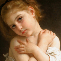 La Frileuse by Bouguereau