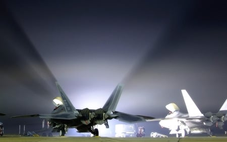 F-22 Raptors - stealth, f22, raptor, wallpaper, Entropy