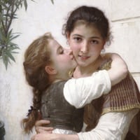 A Little Coaxing by Bouguereau