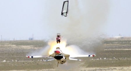 EJECT - aircraft, jet, f16, falcon, eject