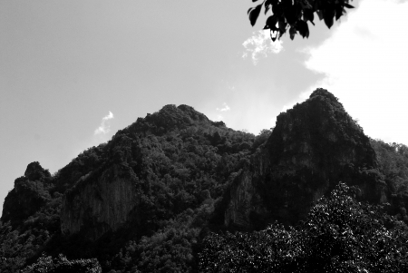 Mountains Near  Chae Hom Thailand - Mountains, remote, Lampang, Thailand