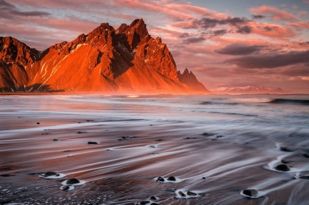 Vestrahorn Mountain - nature, fun, mountain, cool