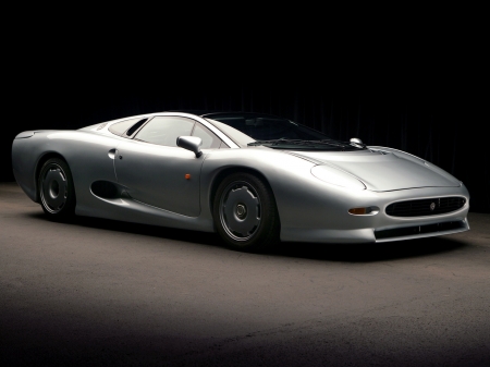 jaguar xj220 - sports, jaguar, british, silver