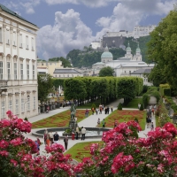 Mirabell Garden in Salzburg, Austria