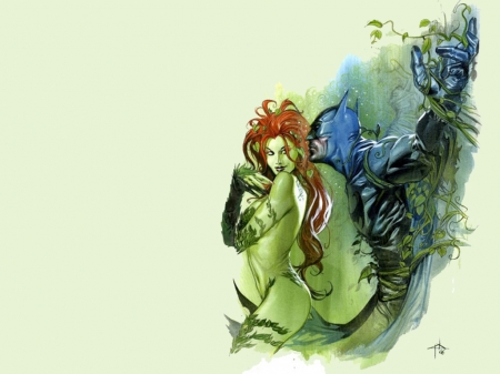 Poison Ivy - villains, comics, dc comics, poison ivy, superheroes