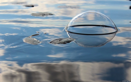 Bubble - abstract, game, close-up, water, photography, toy, bubble, macro, wallpaper