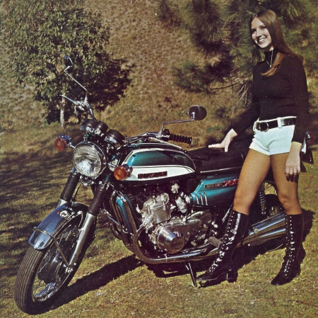 motorcycle lady - hot, teen, girl, cute, sexy