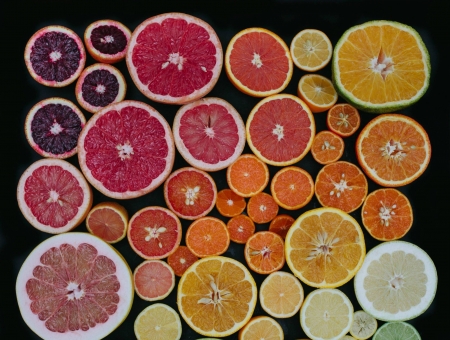 citrus rainbow - citrus, fun, food, yummy, entertainment, cool