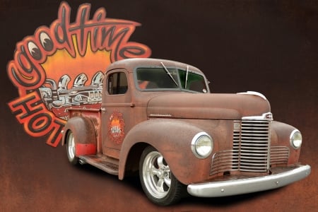 1947 International Pickup - truck, pickup, lowered, cruiser