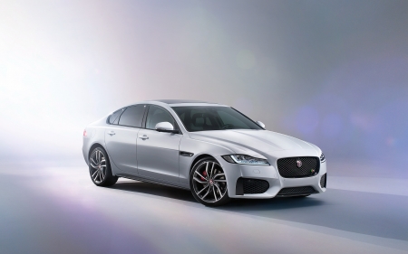 jaguar xf s - white, british, sedan, jaguar