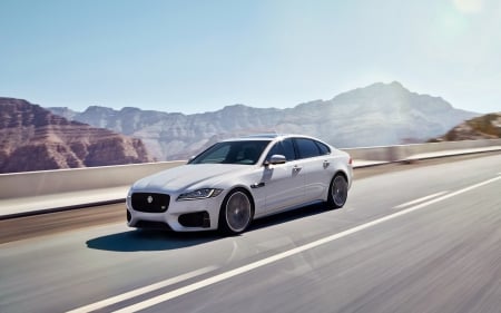 jaguar xf s - road, jaguar, british, mountain