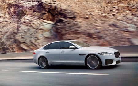 jaguar xf s - road, jaguar, british, mountain