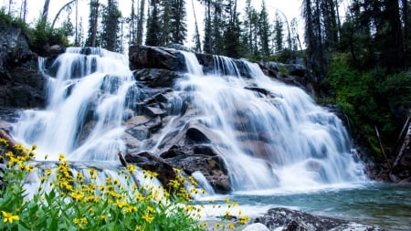 waterfall - nature, fun, cool, river, waterfall