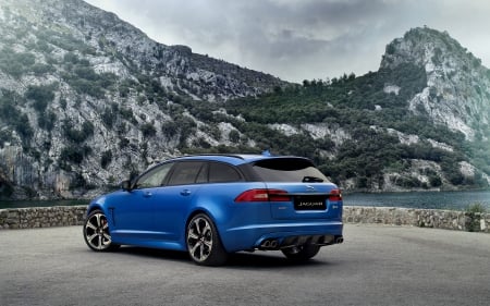 jaguar xfr s sportbrake - wagon, jaguar, british, mountain