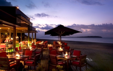 Seaside Restaurants - summer, love four seasons, terrace, attractions in dreams, hotels, seaside, resorts, beaches, sea, restaurants