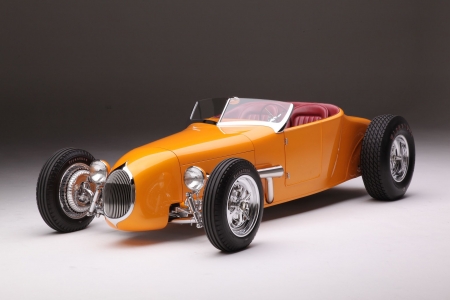 1927-Ford-Roadster - Orange, Hotrod, 1927, Classic