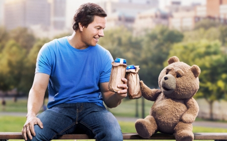 Ted 2 - mark, 2, movie, Walhberg, Ted