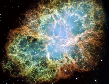 M1 The Crab Nebula from Hubble - fun, stars, cool, galaxies, space