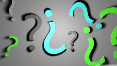 question mark - green, question, blue, mark