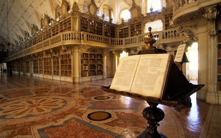 Library - library, silence, book, photo