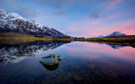 Lake - Lake, mount, nature, wter