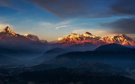 Mountain - cloud, sky, nature, mountain, snow