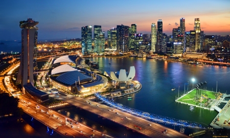 Singapore - city, singapore, modern, amazing