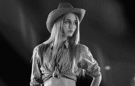 Cowgirl - sexy, blonde, cowgirl, pretty