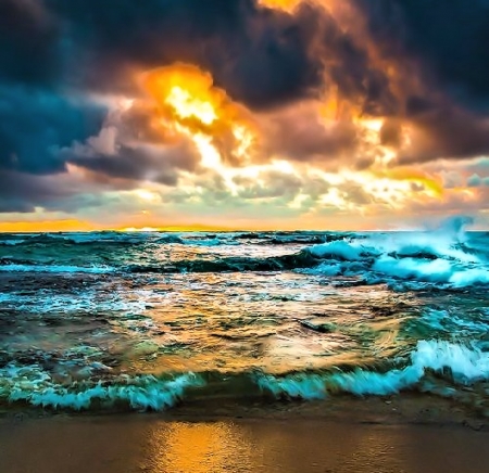 Early Morning in Kauai - Ocean, Nature, Morning, Sky