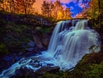 gorgeous waterfall hdr