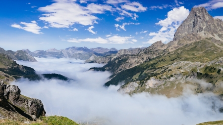 Mountain - sky, tree, nature, mountain