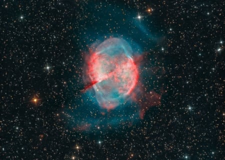 M27 Not a Comet - fun, stars, galaxy, cool, space