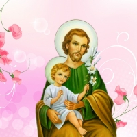 Saint Joseph and Christ