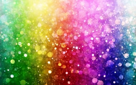 Bokeh - bokeh, rainbow, colorful, yellow, pink, red, blue, green, texture