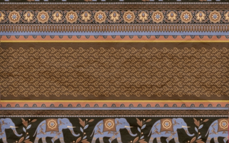 Texture - paper, brown, pattern, indian, orange, texture, elephant, blue