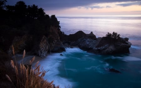 Nature - nature, beach, ocean, water, waves