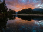 lake sunset