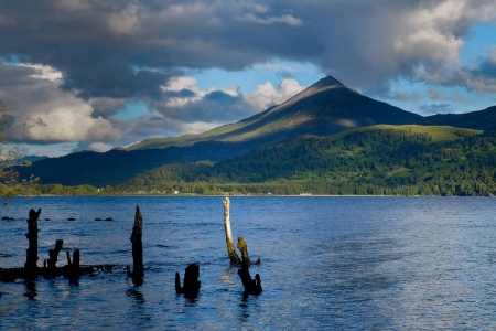 Schiehallion, Scotland - lake, forest, cool, fun, nature, mountain