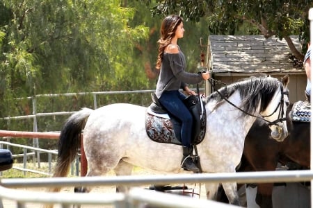 Cowgirl Selena - women, fun, female, boots, fashion, models, brunettes, western, girls, cowgirls, style, rodeo, horses, ranch