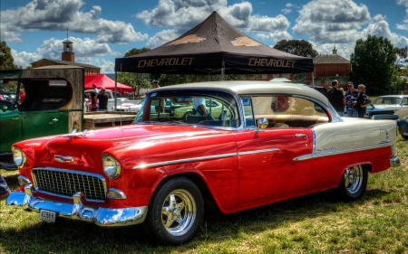 1955 Chevy Belair ~ HDR - cars, belair, hdr, 1955