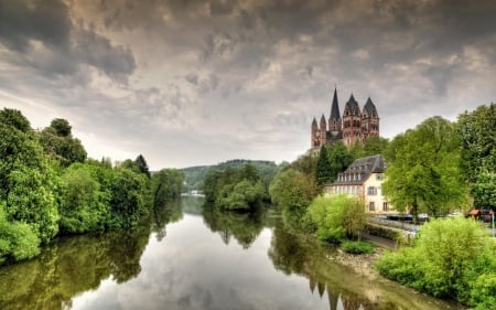 Germany - nature, tree, germany, river