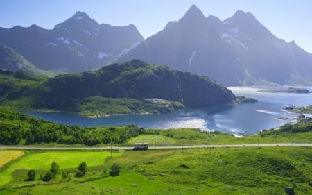 Lofoten Norway - lofoten, nature, norway, mountain