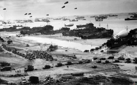 The Normandy Landings (1944) - d day, normandy, history, war, world war two